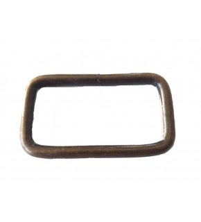 Çanta Aksesuar 4 Cm Dikdörtgen Halka Antik Renk