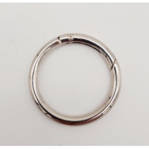 Çanta Aksesuar 4 Cm Gümüş Yaylı Halka 1 Adet