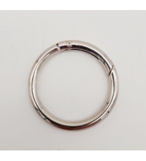 Çanta Aksesuar 4 Cm Gümüş Yaylı Halka 1 Adet