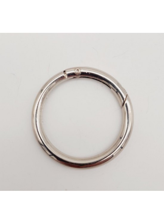 Çanta Aksesuar 4 Cm Gümüş Yaylı Halka 1 Adet