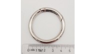 Çanta Aksesuar 4 Cm Gümüş Yaylı Halka 1 Adet