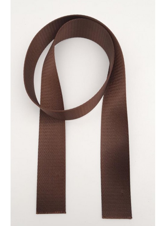 Çanta Aksesuar 4 Cm Kahverengi Renk Polyester Kolon 1 Metre