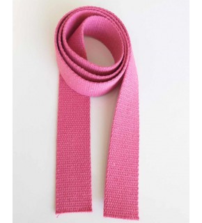 Çanta Aksesuar 4 Cm Pamuklu Kolon 1 Metre Fuşya