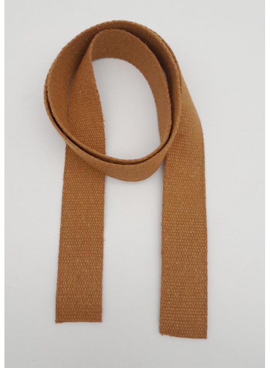 Çanta Aksesuar 4 Cm Pamuklu Kolon 1 Metre Koyu Sütlü Kahve