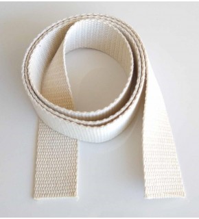 Çanta Aksesuar 4 Cm Pamuklu Kolon 1 Metre Krem Renk