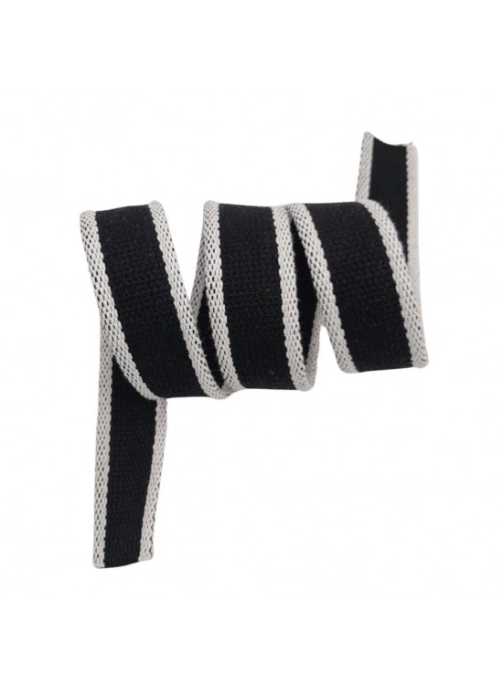 Çanta Aksesuar 4 cm Pamuklu Kolon Siyah Beyaz Renk 1 Metre