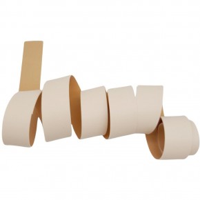 Çanta Aksesuar 4 cm Şerit Suni Deri Krem Renk 1 metre