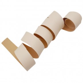 Çanta Aksesuar 4 cm Şerit Suni Deri Krem Renk 1 metre