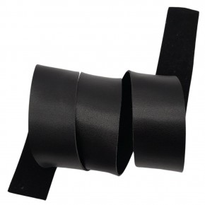 Çanta Aksesuar 4 cm Şerit Suni Deri Siyah Renk 1 metre