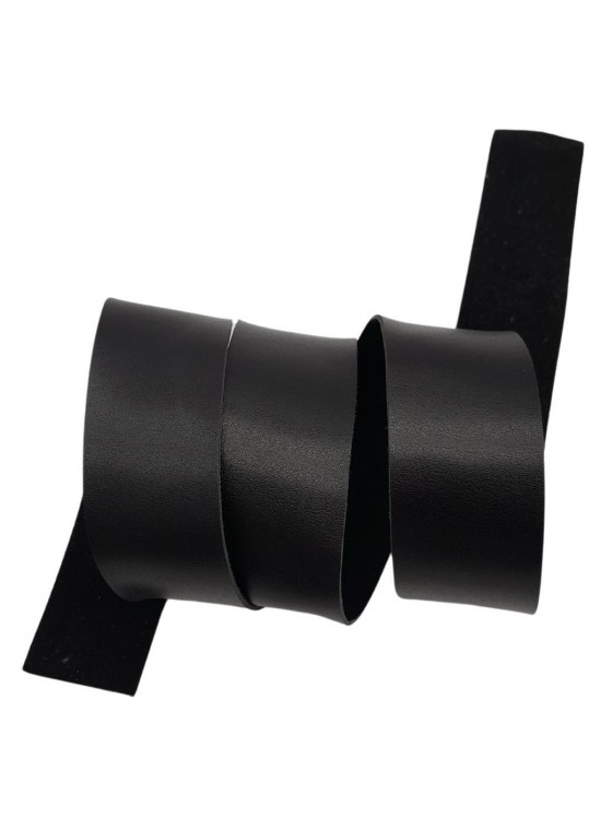 Çanta Aksesuar 4 cm Şerit Suni Deri Siyah Renk 1 metre