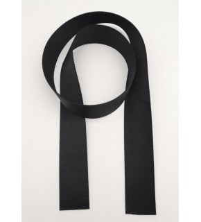 Çanta Aksesuar 4 Cm Siyah Renk Polyester Kolon 1 Metre