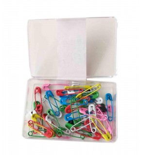 Çanta Aksesuar 40 Adet Mini Çengelli İğne Renkli