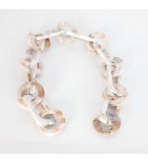 Çanta Aksesuar 40 Cm Akrilik Zincir Taba Tonlu