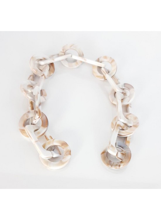 Çanta Aksesuar 40 Cm Akrilik Zincir Taba Tonlu