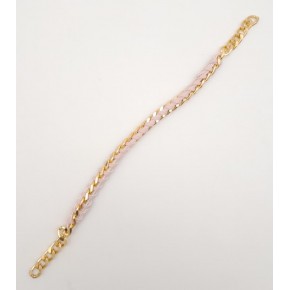 Çanta Aksesuar 40 cm Derili Zincir Pudra Renk Light Gold Metalli