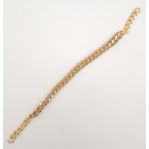 Çanta Aksesuar 40 cm Derili Zincir Vizon Renk Light Gold Metalli