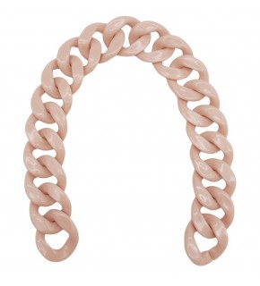 Çanta Aksesuar 41 cm Akrilik Zincir Pudra Renk