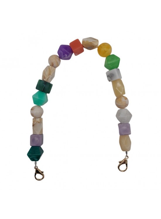 Çanta Aksesuar 42 cm Renkli Akrilik Çanta Sapı No:02 Light Gold Metalli Çanta Aksesuar 42 cm Renkli Akrilik Çanta Sapı No:02 Light Gold Metalli