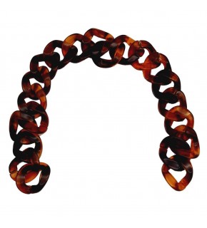 Çanta Aksesuar 45cm Akrilik Leopar Desenli Çanta Zinciri