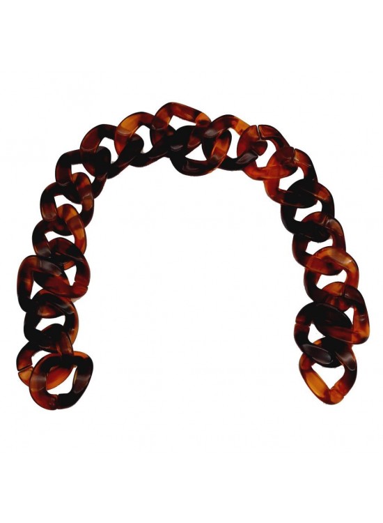 Çanta Aksesuar 45cm Akrilik Leopar Desenli Çanta Zinciri