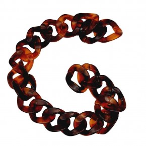 Çanta Aksesuar 45cm Akrilik Leopar Desenli Çanta Zinciri