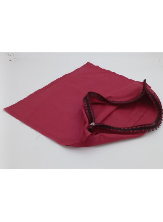 Çanta Aksesuar 45X45 Cm Dikilmiş Fermuarlı Astar Bordo