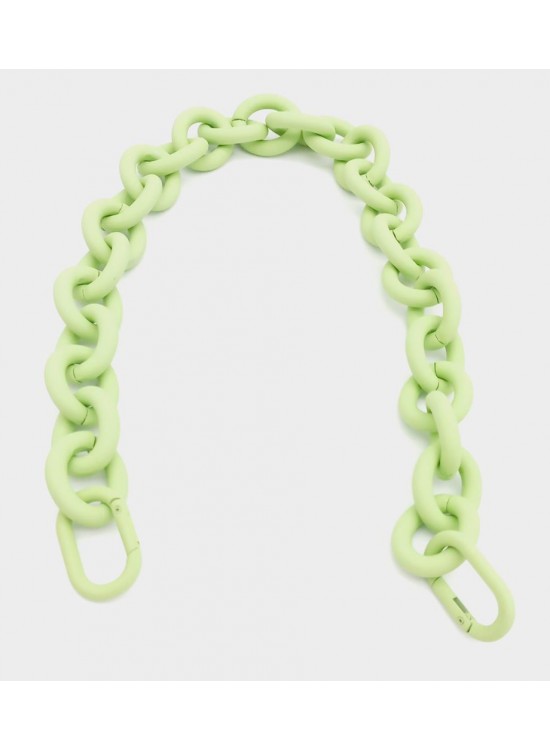 Çanta Aksesuar 48 cm Açık Yeşil Renk Buzlu (Mat) Zincir