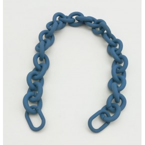 Çanta Aksesuar 48 cm İndigo Renk Buzlu (Mat) Zincir