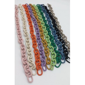 Çanta Aksesuar 48 cm Koyu Bej Renk Buzlu (Mat) Zincir