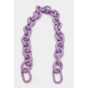 Çanta Aksesuar 48 cm Mor Renk Buzlu (Mat) Zincir