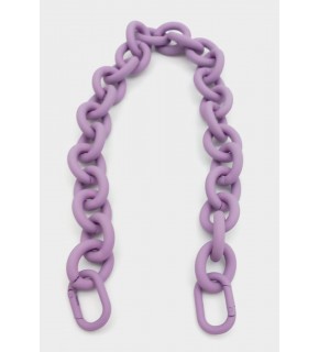 Çanta Aksesuar 48 cm Mor Renk Buzlu (Mat) Zincir