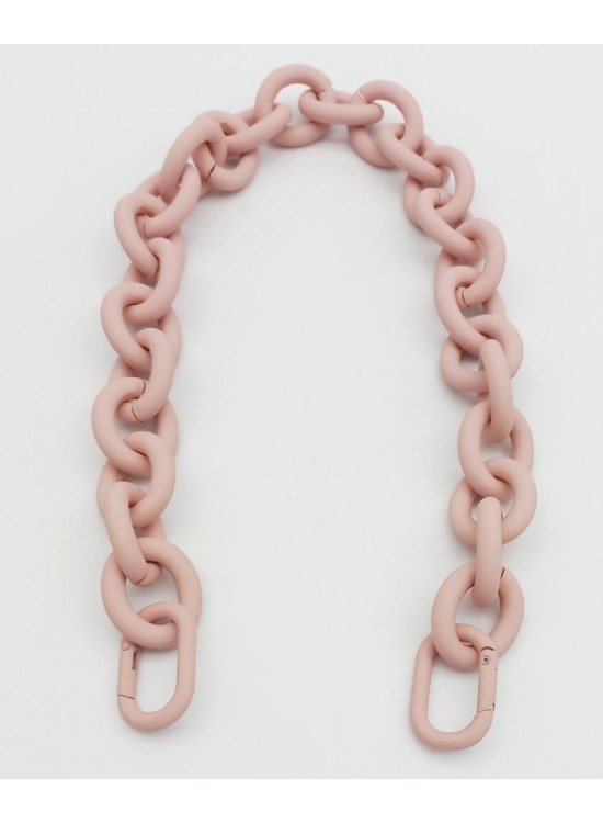Çanta Aksesuar 48 cm Pudra Renk Buzlu (Mat) Zincir
