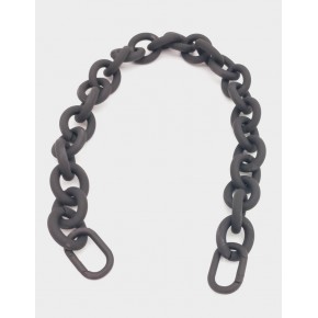 Çanta Aksesuar 48 cm Siyah Renk Buzlu (Mat) Zincir