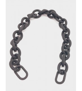 Çanta Aksesuar 48 cm Siyah Renk Buzlu (Mat) Zincir