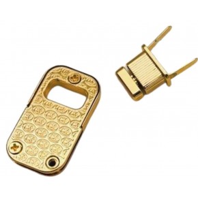 Çanta Aksesuar 4x2 cm Light Gold Kilit