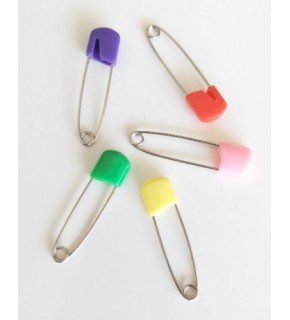 Çanta Aksesuar 5 Adet Renkli Çengelli İğne