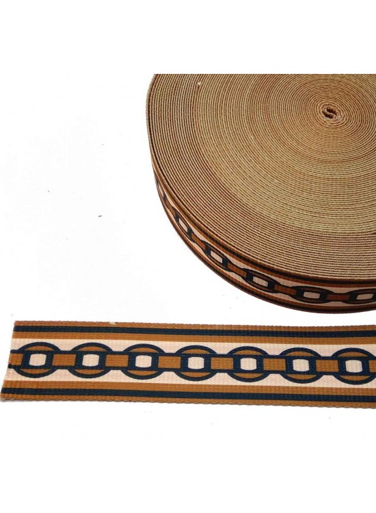 Çanta Aksesuar 5 Cm Desenli Polyester Kolon Çanta Aksesuar 5 Cm Desenli Polyester Kolon