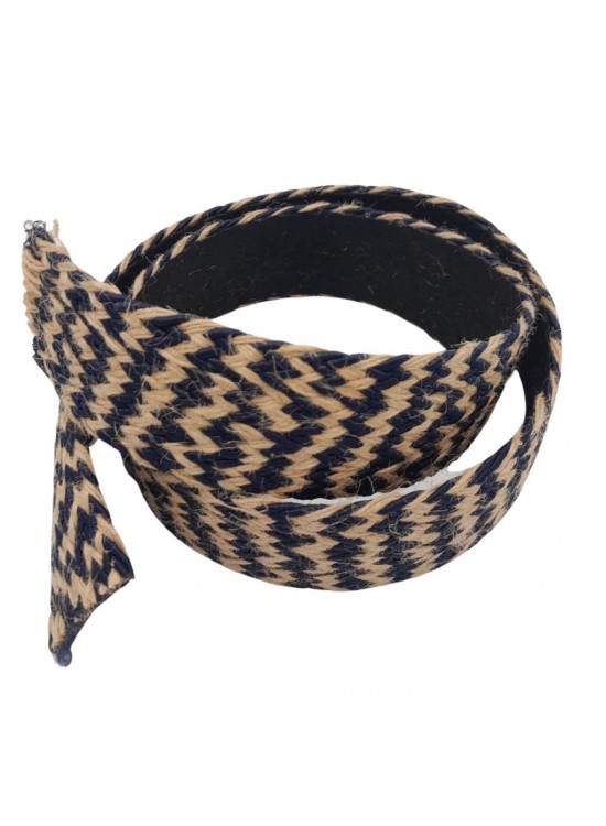 Çanta Aksesuar 5 cm Jüt Örme Kolon Lacivert Renk 1 metre