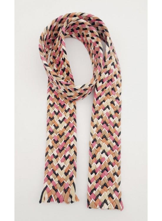 Çanta Aksesuar 5 cm Renkli Hasır Örgü Model Pamuklu Kolon 1 Metre