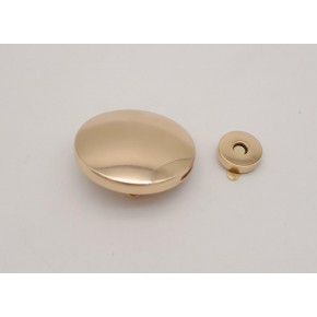 Çanta Aksesuar 5 cm Yuvarlak Mıknatıslı Kilit Light Gold