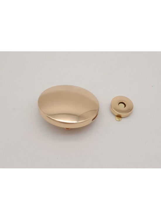 Çanta Aksesuar 5 cm Yuvarlak Mıknatıslı Kilit Light Gold Çanta Aksesuar 5 cm Yuvarlak Mıknatıslı Kilit Light Gold