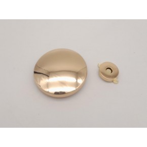 Çanta Aksesuar 5 cm Yuvarlak Mıknatıslı Kilit Light Gold
