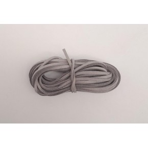Çanta Aksesuar 5 metre Açık Gri Nubuk Deri İp No:16