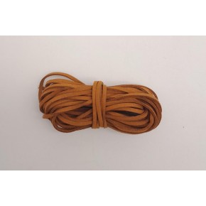 Çanta Aksesuar 5 metre Açık Taba Nubuk Deri İp No:15