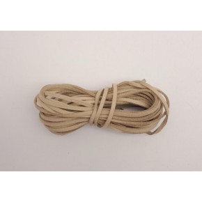 Çanta Aksesuar 5 metre Açık Vizon Nubuk Deri İp No:7