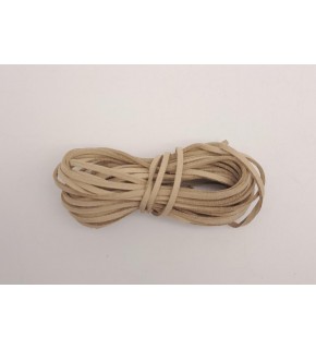 Çanta Aksesuar 5 metre Açık Vizon Nubuk Deri İp No:7