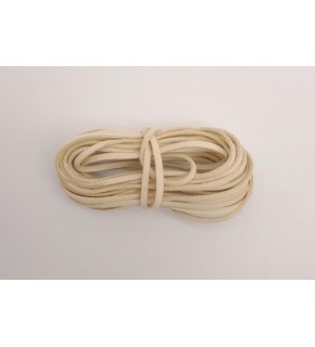 Çanta Aksesuar 5 metre Bej Nubuk Deri İp No:9