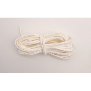 Çanta Aksesuar 5 metre Beyaz Nubuk Deri İp No:18