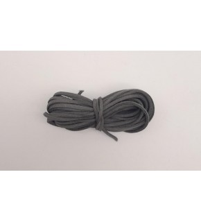 Çanta Aksesuar 5 metre Gri Nubuk Deri İp No:22