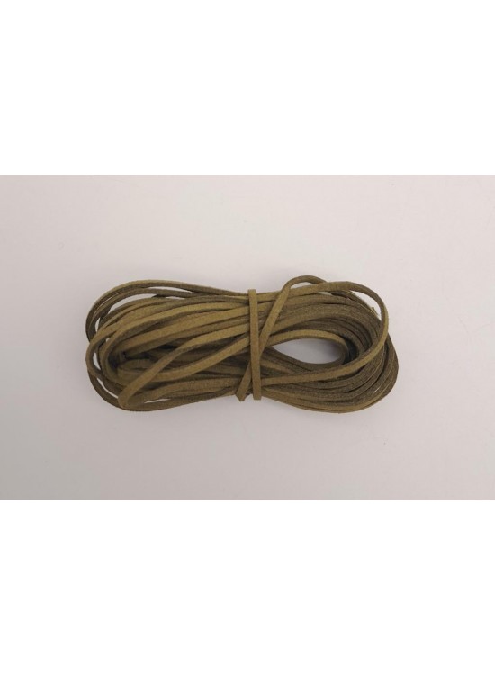 Çanta Aksesuar 5 metre Haki Nubuk Deri İp No:4